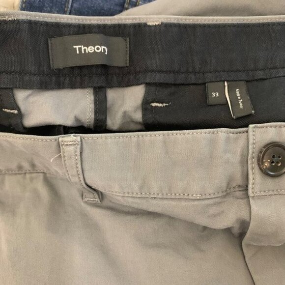 Theory Gray Pants Size 33 - Picture 9 of 9